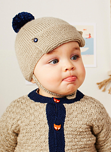 Hat with flap