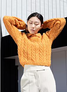Short Cable Sweater
