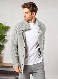 High neck zipped jacket