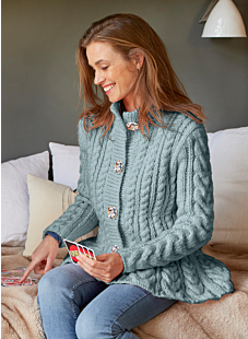Cabled jacket