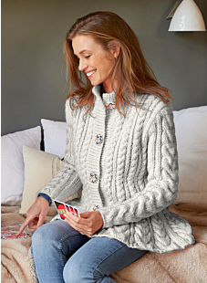 Cabled jacket
