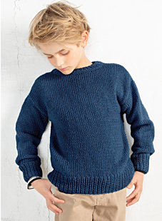 Round collar sweater