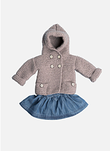 Hooded coat