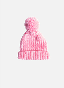 Hat with pompom