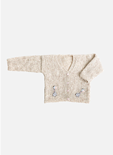 V-neck cardigan