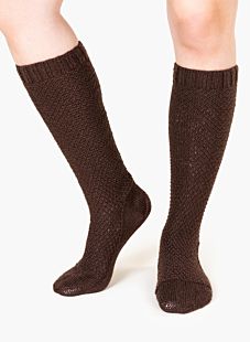 Fancy stitch socks
