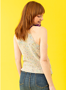 Top with ribbon straps Carolie