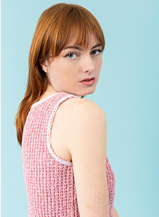 V neck top Célie