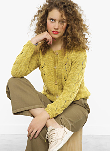 Raglan lace cardigan