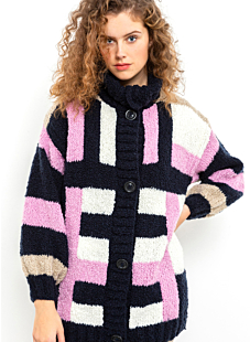 Colour block jacket