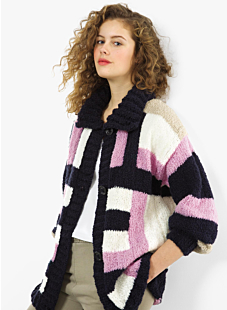 Colour block jacket