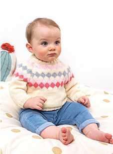 Fairisle raglan sweater