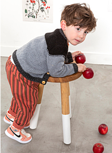 Tricolor Cardigan