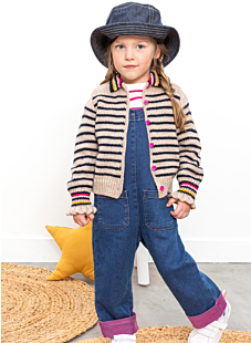 Striped cardigan