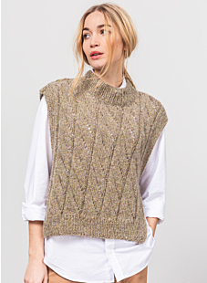 Cable over-sweater
