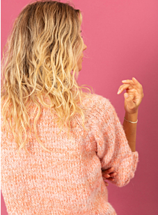 High neck raglan jumper