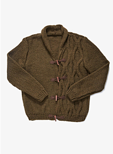Jacket with shawl collar