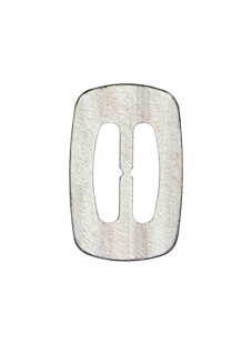40 mm wide bio-resin belt buckle