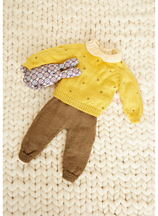 Sweater with back opening