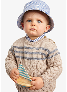 Cable sweater