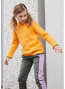 Sweater with high collar