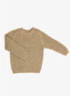 Sweater with round collar