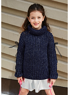 Sweater in fisherman's rib