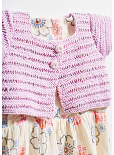 Short sleeve cardigan
