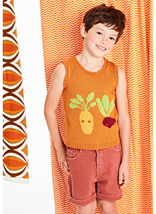 Jacquard garden tank top