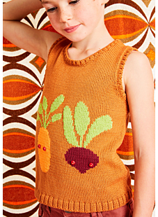 Jacquard garden tank top