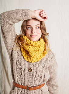 Corn stitch snood