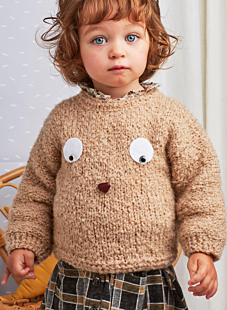 Bear head sweater