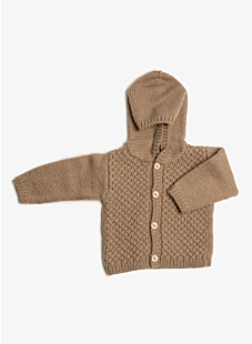 Hooded cardigan
