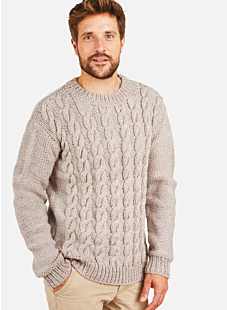Chunky cable sweater
