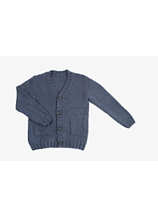 Chunky V neck cardigan