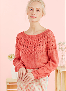 Lace Yoke Sweater