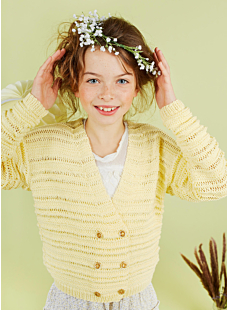 Double breasted lace cardigan