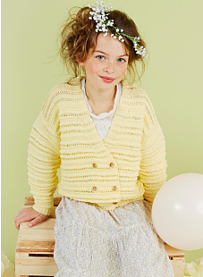 Double breasted lace cardigan