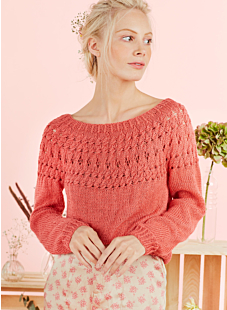 Lace Yoke Sweater