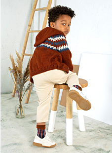 Zipped Fairisle Jacket