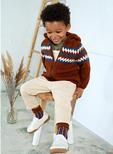 Zipped Fairisle Jacket