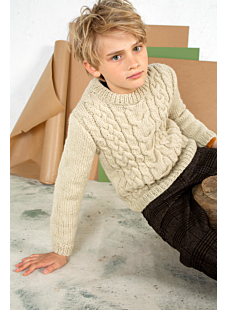 Cabled sweater