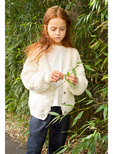 V-neck cardigan