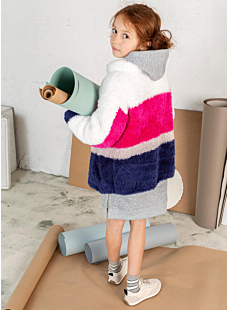 Intarsia jacket