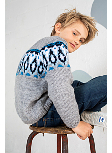 Intarsia sweater