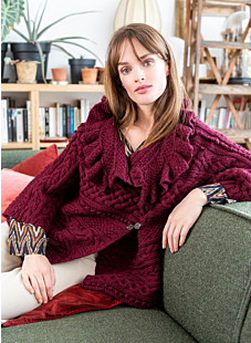 Cabled jacket