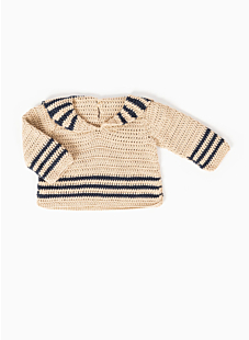 Crochet mariniere sweater
