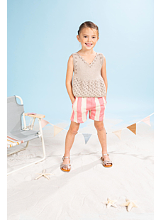 Lacework V Neck Vest