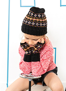 Fairisle hat & mitts