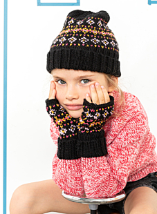 Fairisle hat & mitts